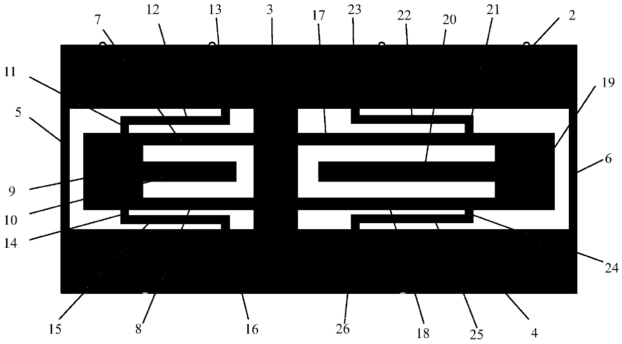 Common-mode noise suppression circuit adopting complementary structure