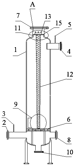 Oil and gas adsorption tower packing sampling device and sampling method