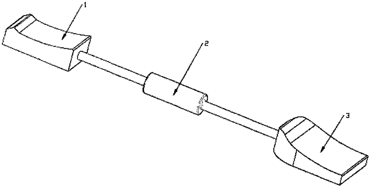 Liner trial mold used for unicompartmental knee arthroplasty operation and matched use method