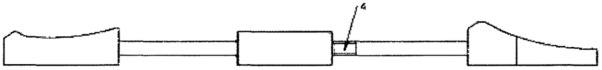 Liner trial mold used for unicompartmental knee arthroplasty operation and matched use method