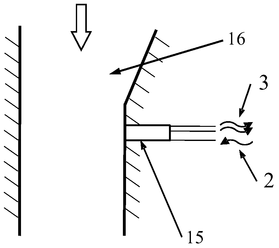 Water inlet and ice prevention detection system of gas turbine