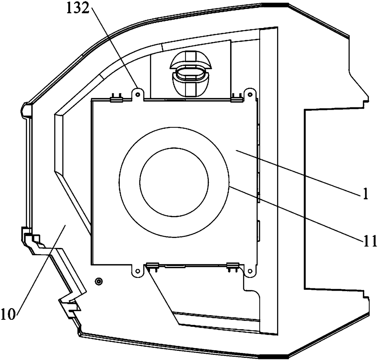 Electric appliance room of water heater and water heater