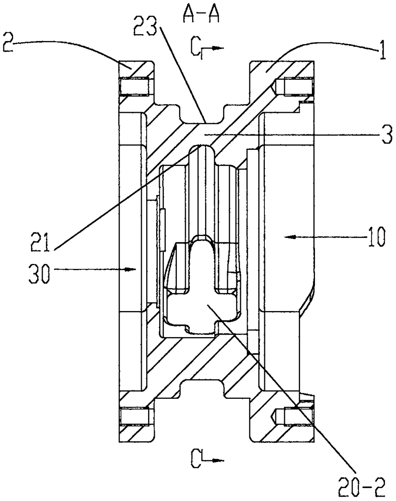 Main rack for loop chain chain block