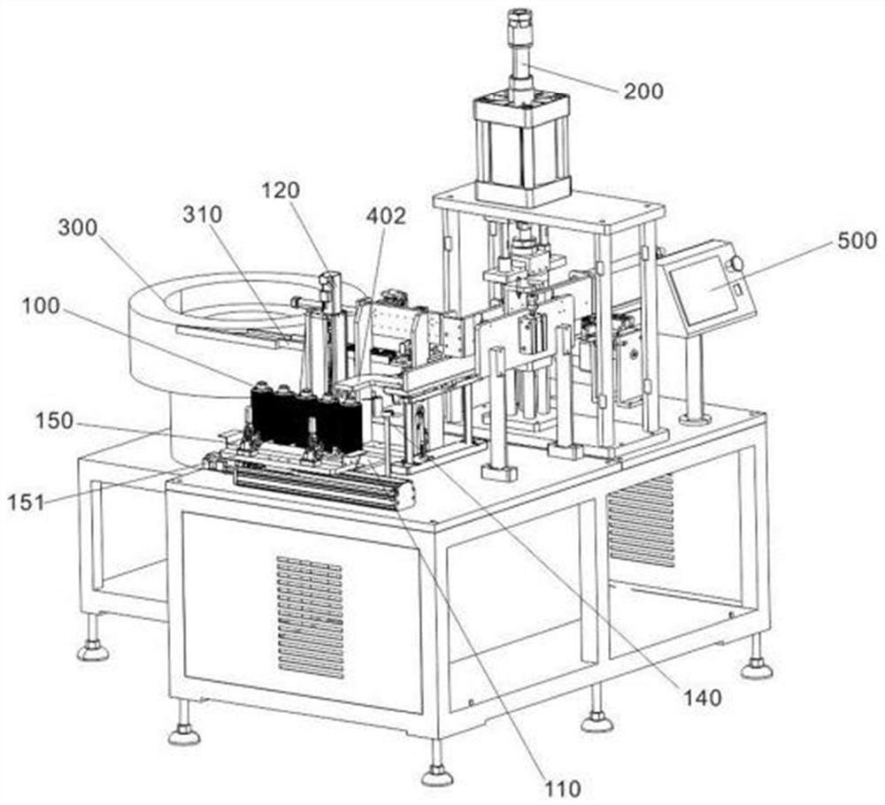 Pushing device for assembly of micro-size parts of intelligent robot