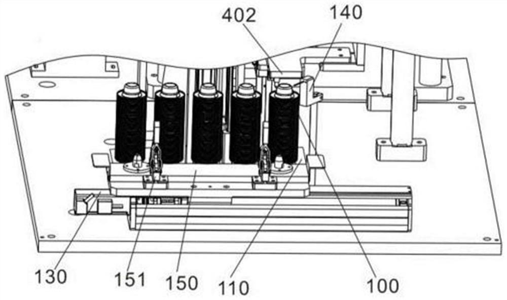 Pushing device for assembly of micro-size parts of intelligent robot