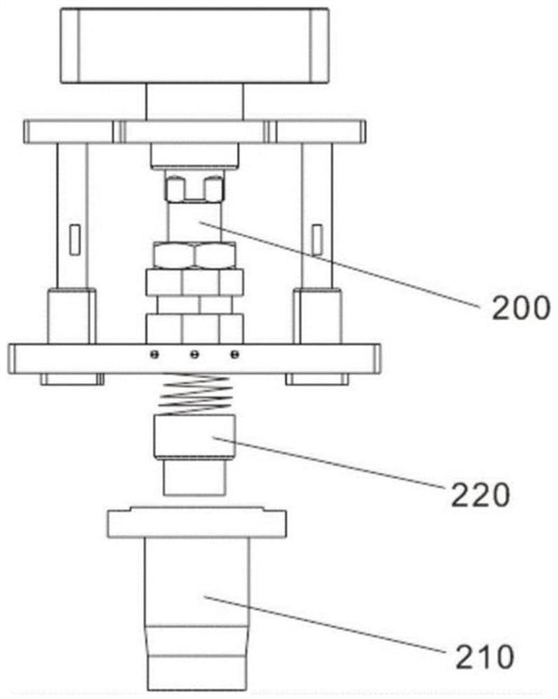 Pushing device for assembly of micro-size parts of intelligent robot