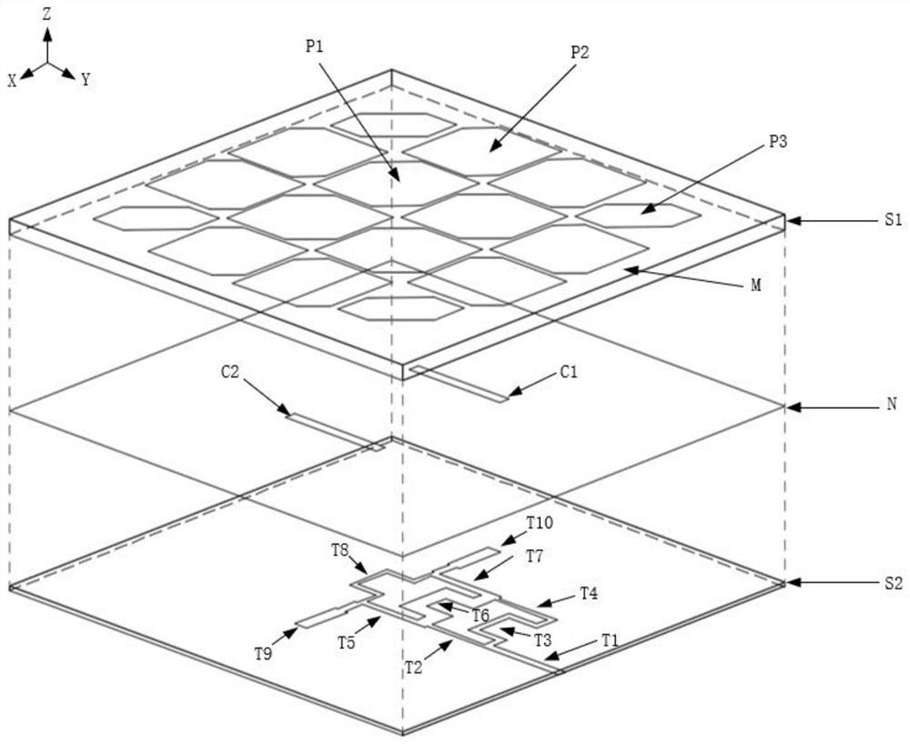 Differential feed circularly polarized metasurface antenna with wide axial ratio bandwidth