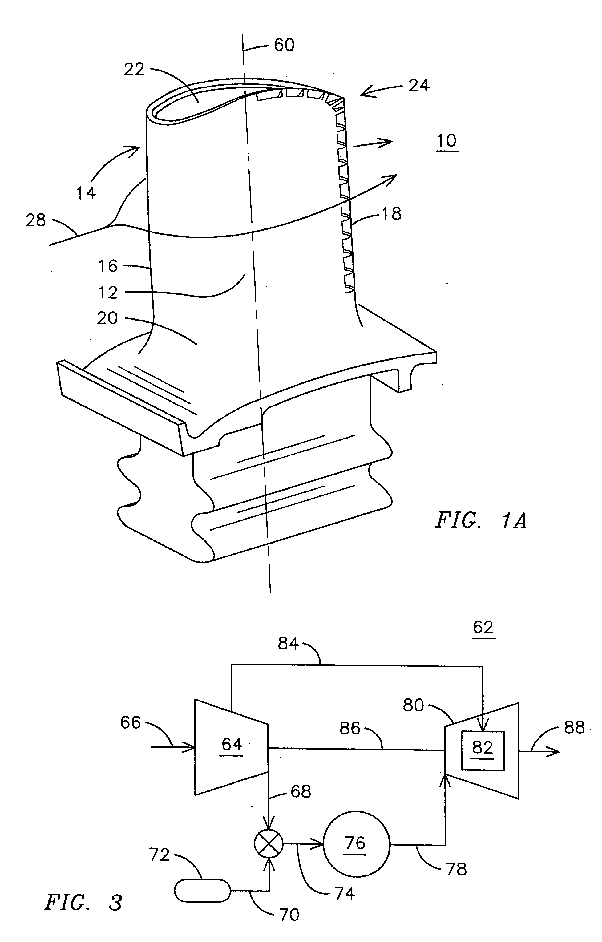 Gas turbine airfoil trailing edge corner