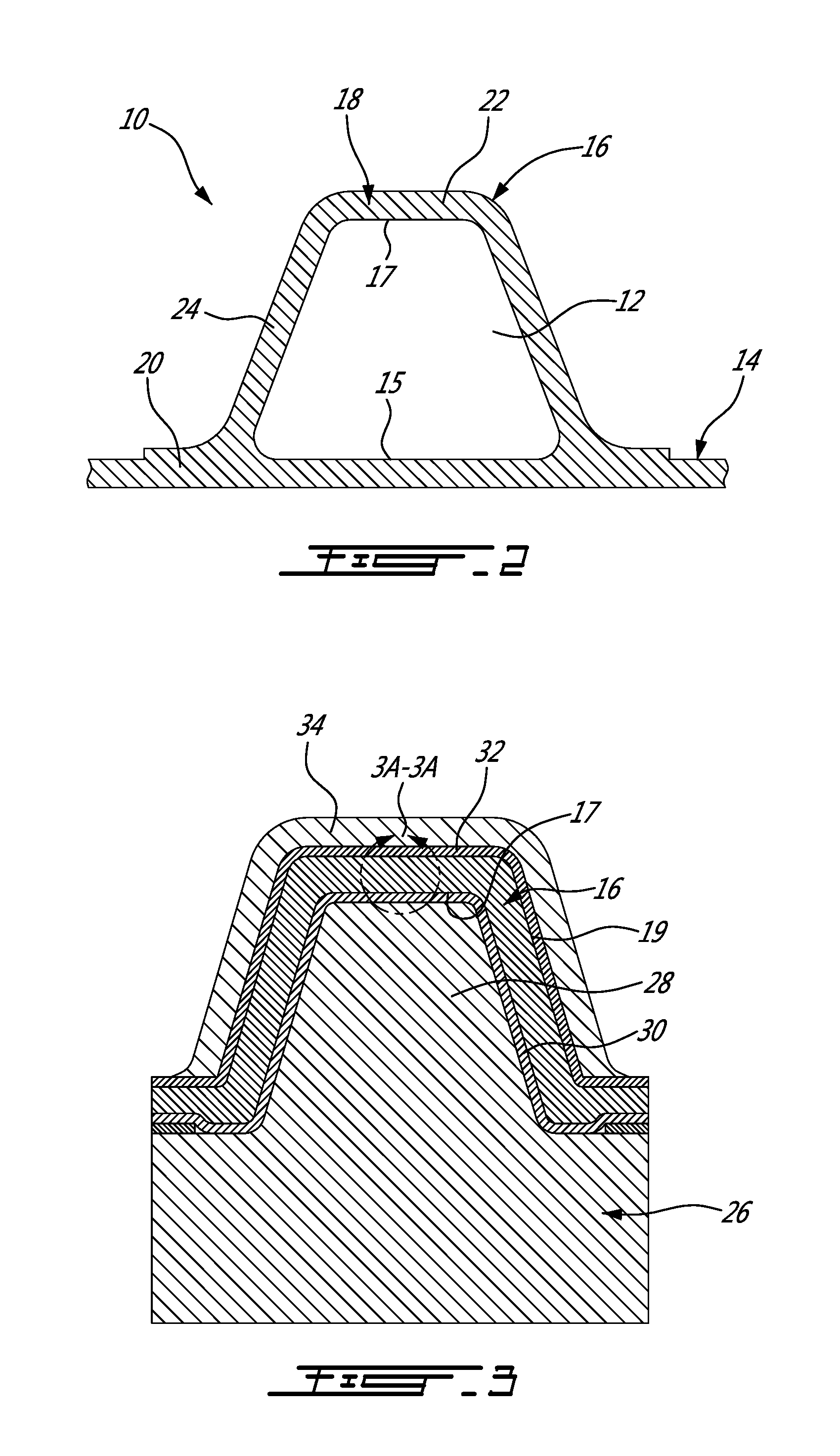 Method of forming a composite member and assembly therefor