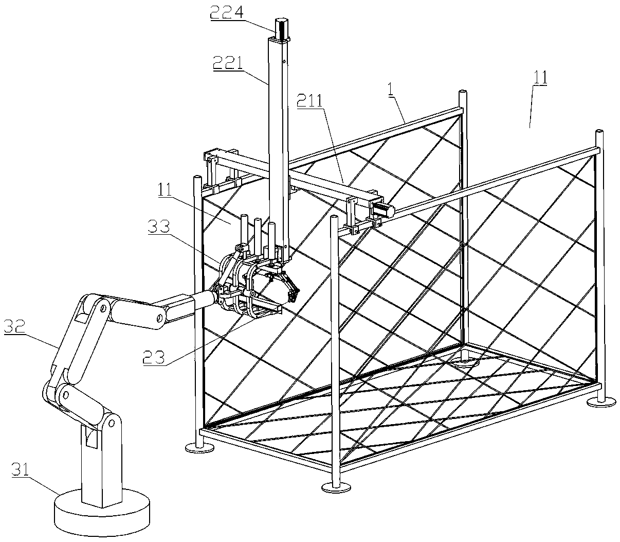 Tobacco leaf redrying mechanical feeding system and feeding method