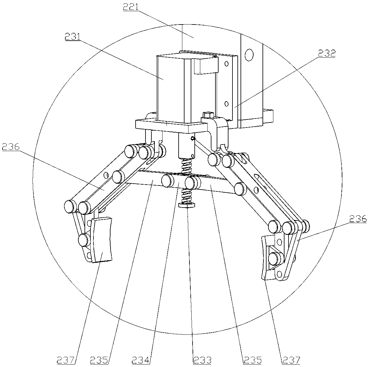 Tobacco leaf redrying mechanical feeding system and feeding method