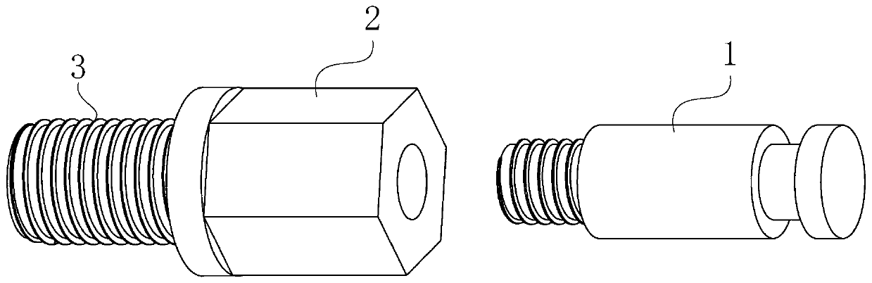 High-pressure micro-frog nozzle assembly special disassembling and assembling tool