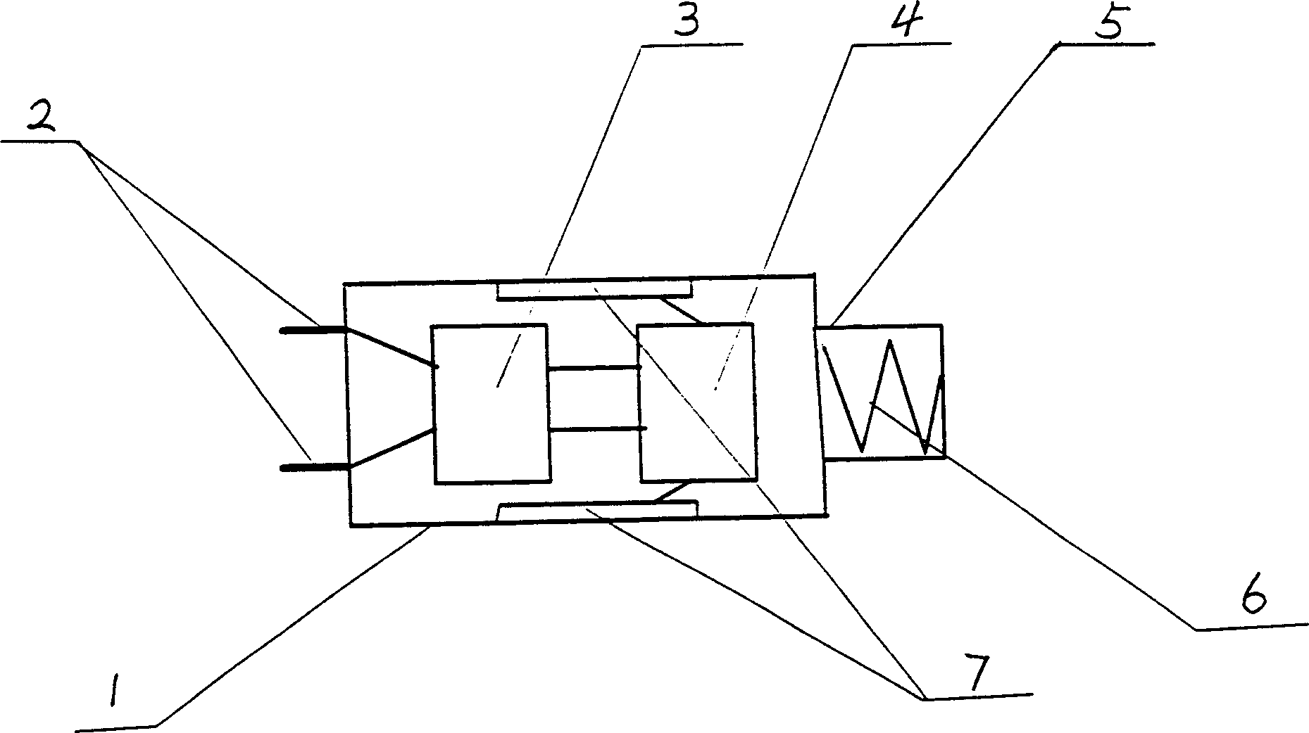 Electronic electric shock gas fly bullet and shooting device thereof