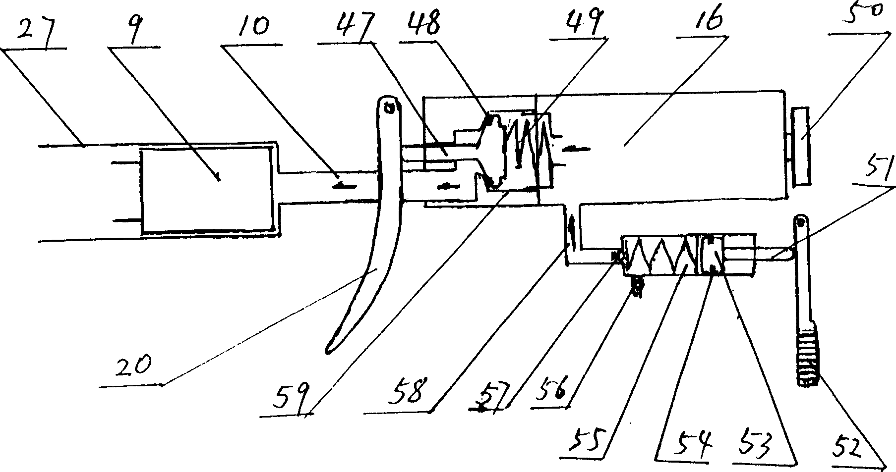 Electronic electric shock gas fly bullet and shooting device thereof