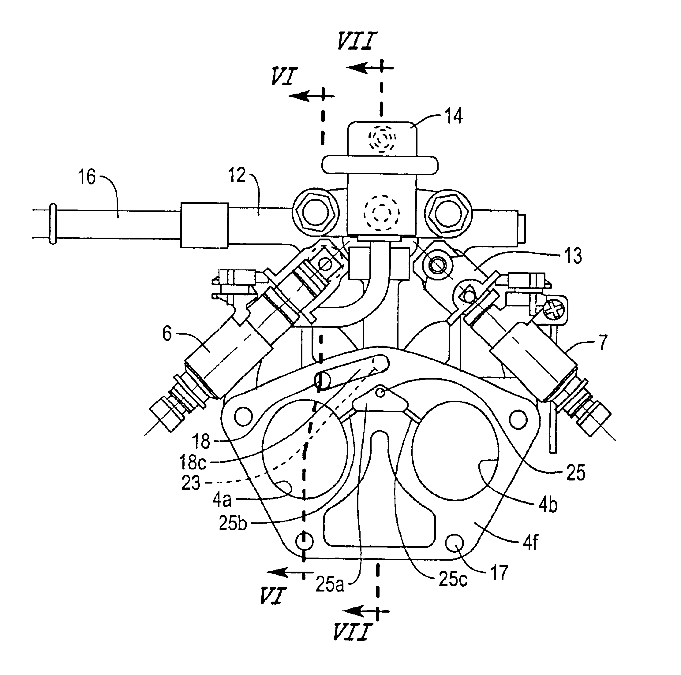 Multiple cylinder engine