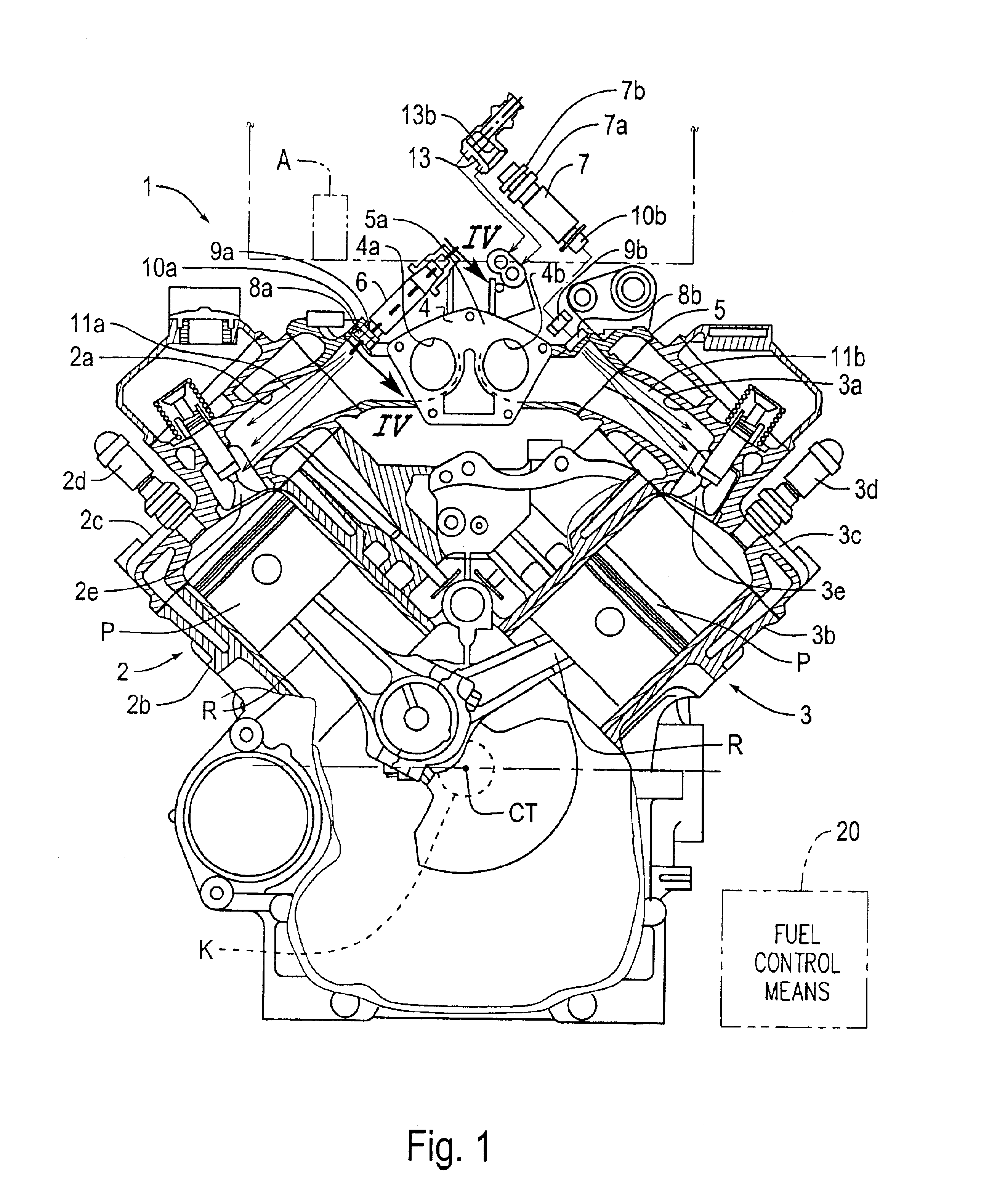 Multiple cylinder engine