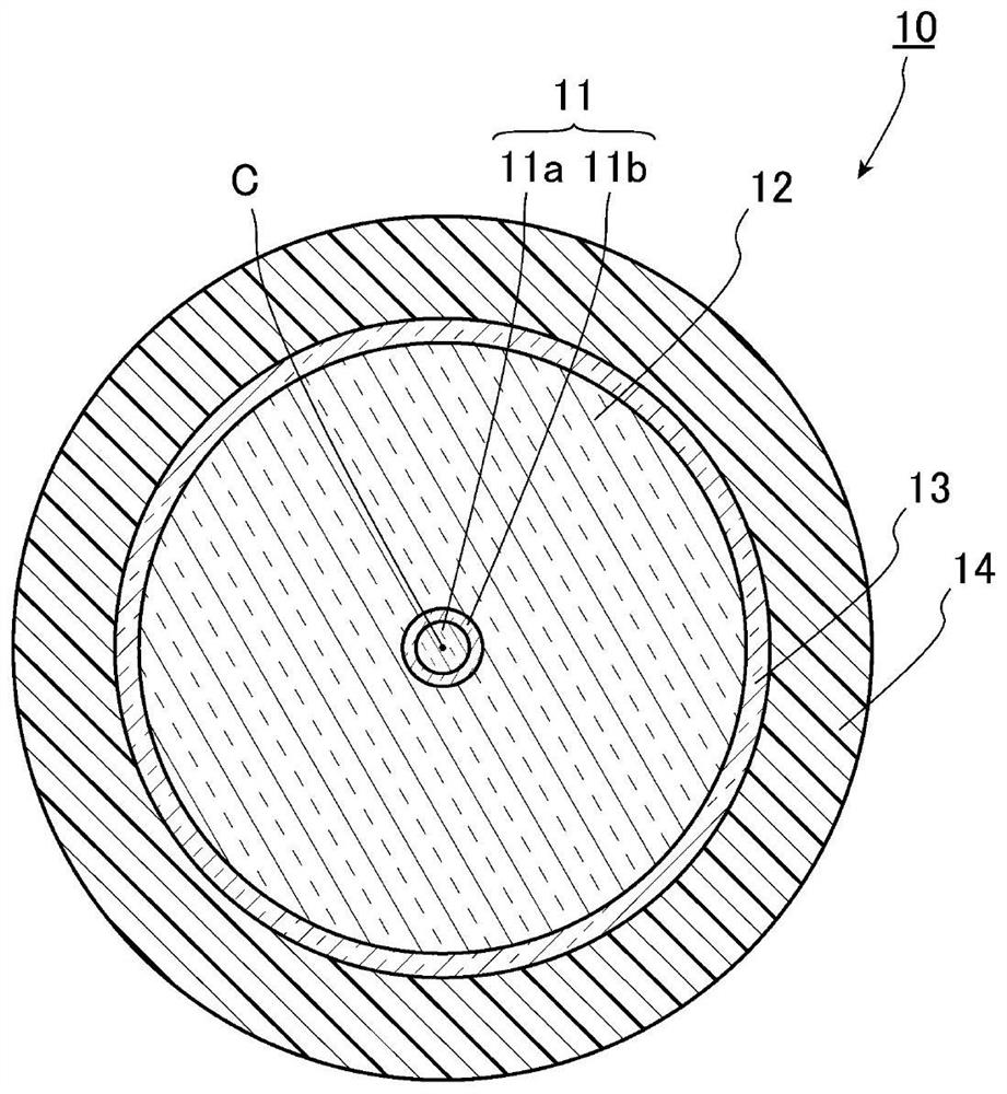 Active element added-optical fiber, resonator, and fiber laser device