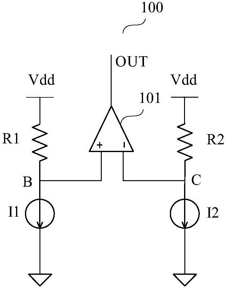 Current comparison circuit, memory and current comparison method