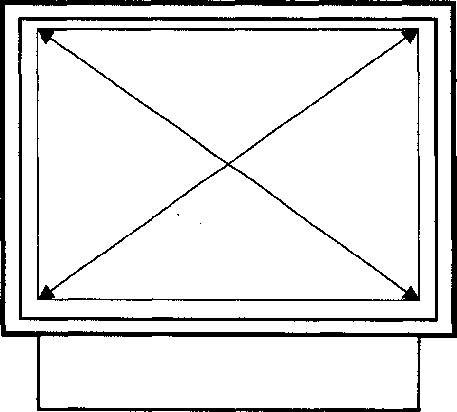 Optical distortion correction method for ultra-large screen full-digital optical motor engine