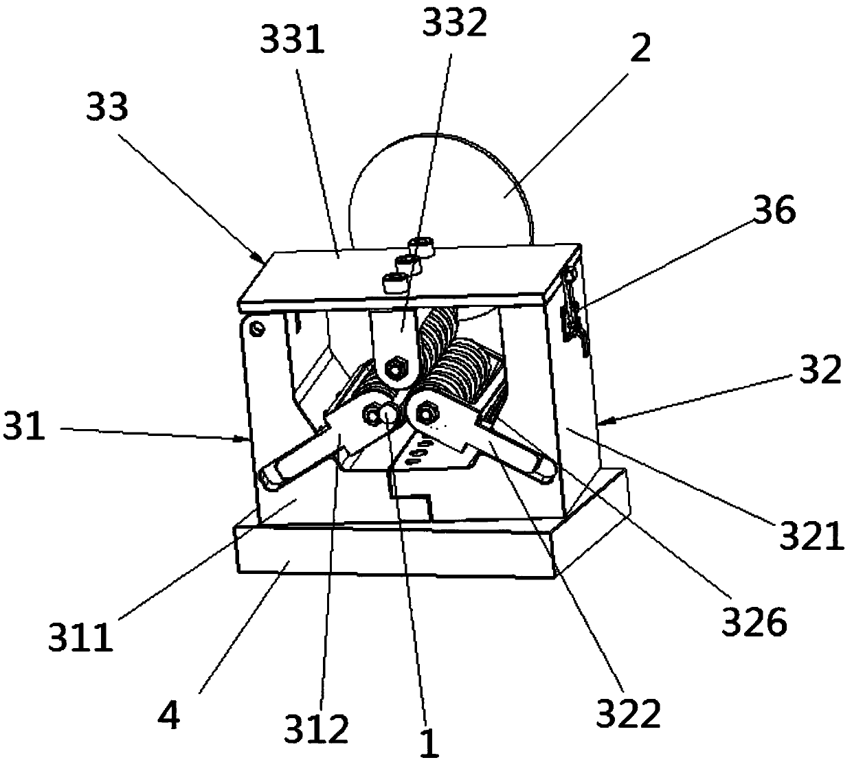 Automatic ejector pin spiral groove grinding device