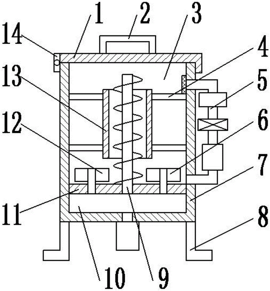 Heat recycling type efficient medicinal material drying device