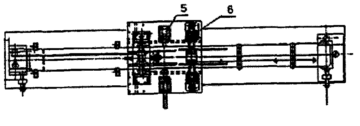 Excavator moving arm body locating component