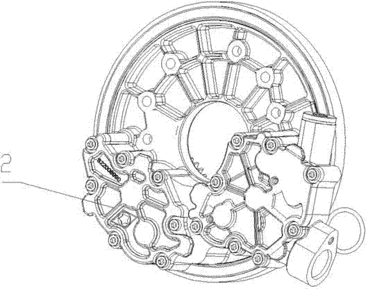 Bi-rotor oil pump