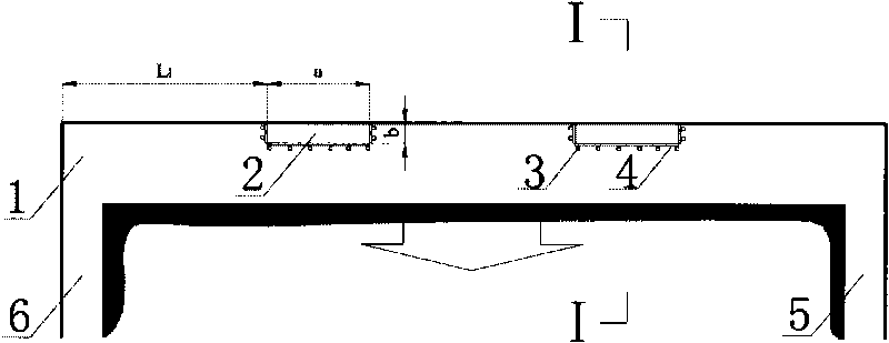 Separate type filling method of goaf