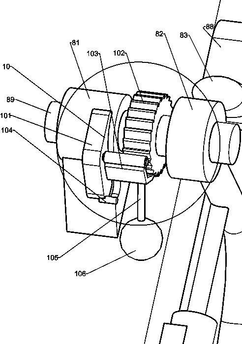 Power-assisted turnover type sea salt collecting and scraping equipment