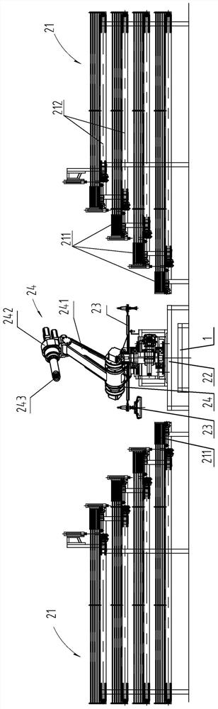 Flexible sorting center for multi-specification unit materials