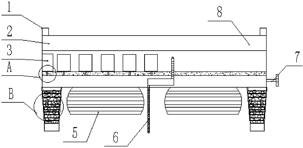 Water surface floating oil recovery ship