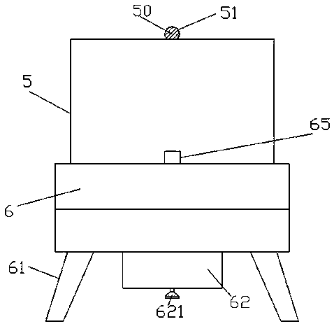 Novel feed feeding device for pig breeding