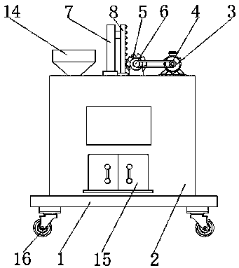 Novel environment-friendly and energy-saving vermicelli manufacturing device