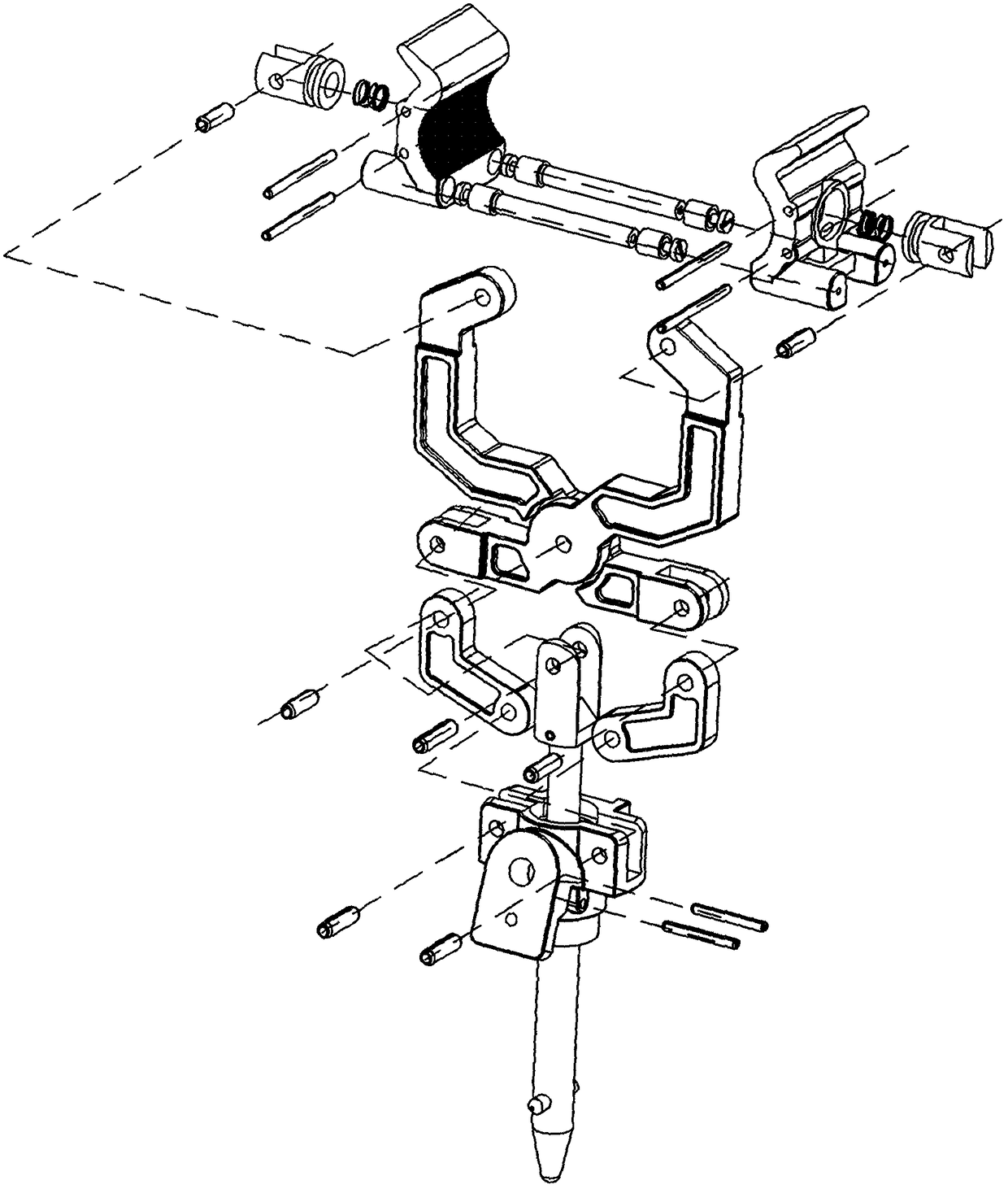 Wire clamp for satisfying conductors arranged from horizontal to vertical angles