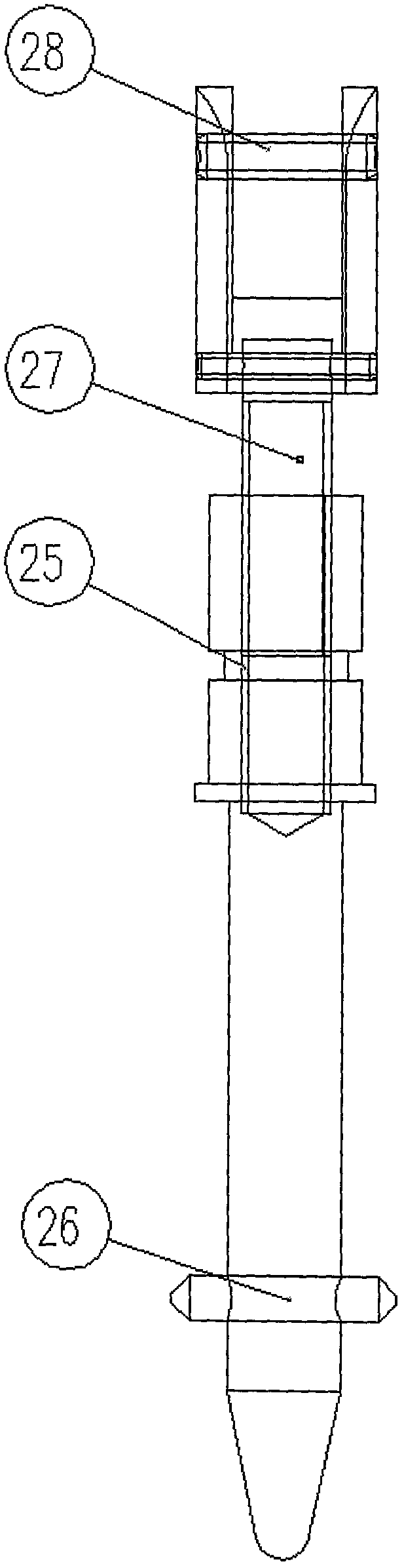 Wire clamp for satisfying conductors arranged from horizontal to vertical angles