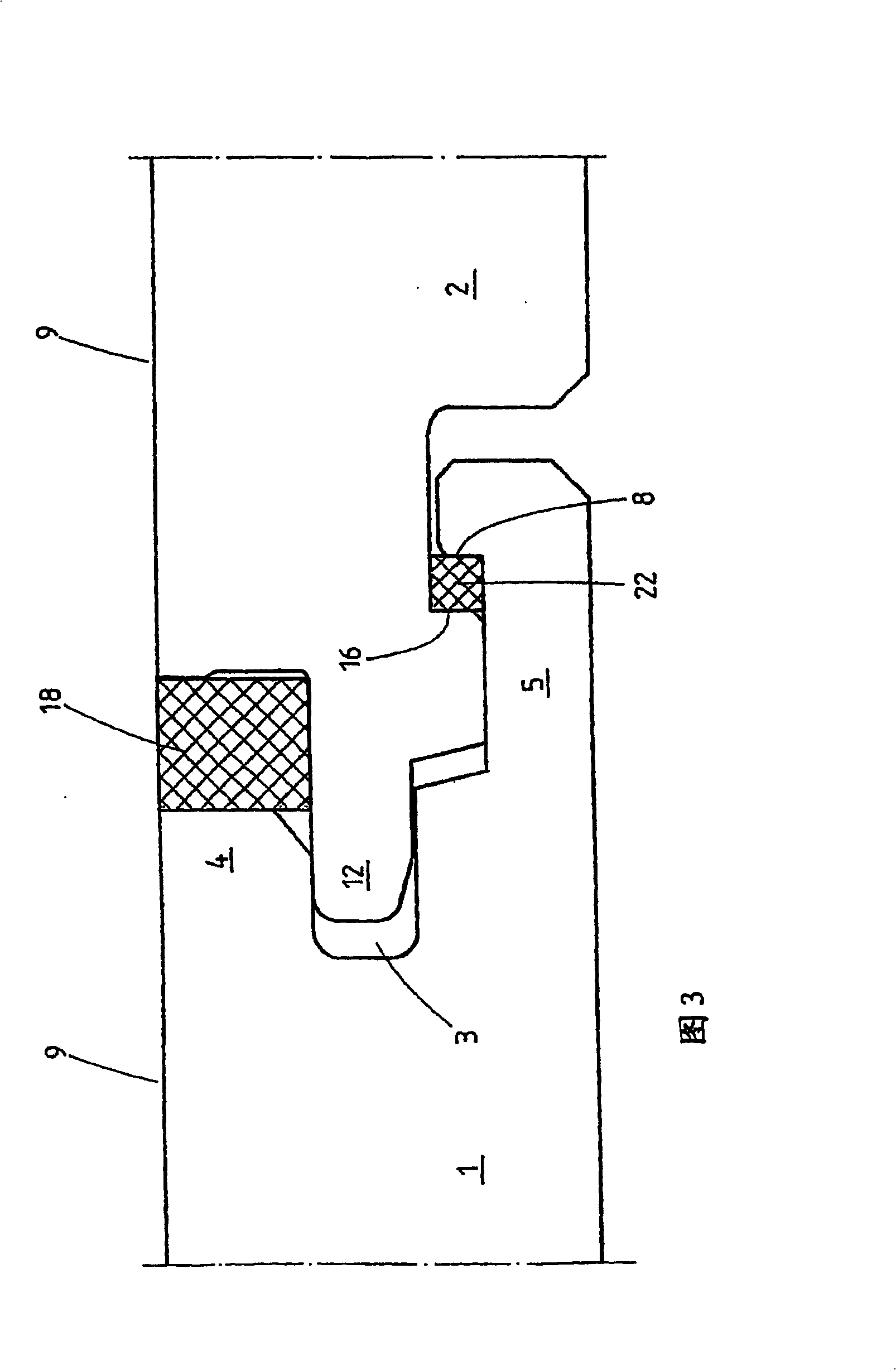 Panelling with edging and laying aid