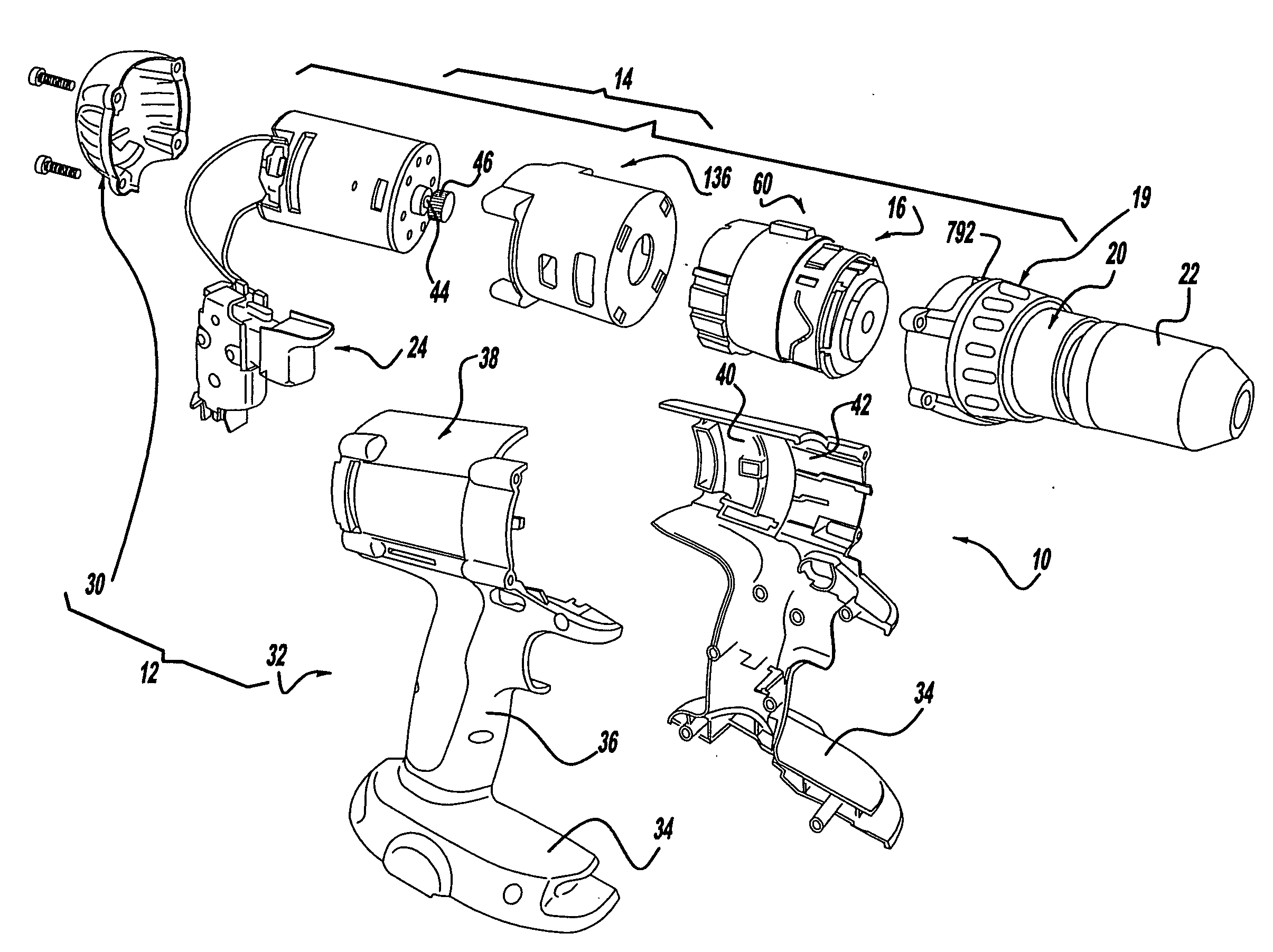 Hammer drill with a mode changeover mechanism