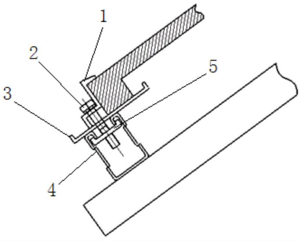 Photovoltaic power generation support mounting structure and photovoltaic power generation support construction method