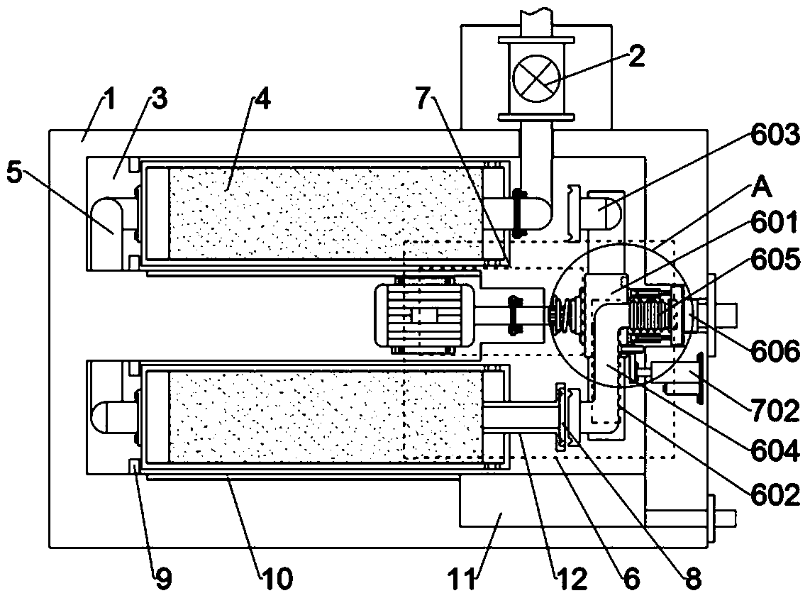 Wastewater treatment nanofiltration device