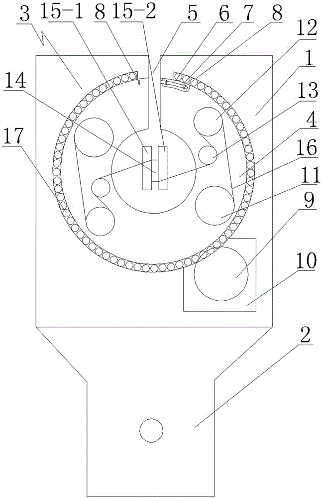 Handheld type transposed conductor wrapping machine