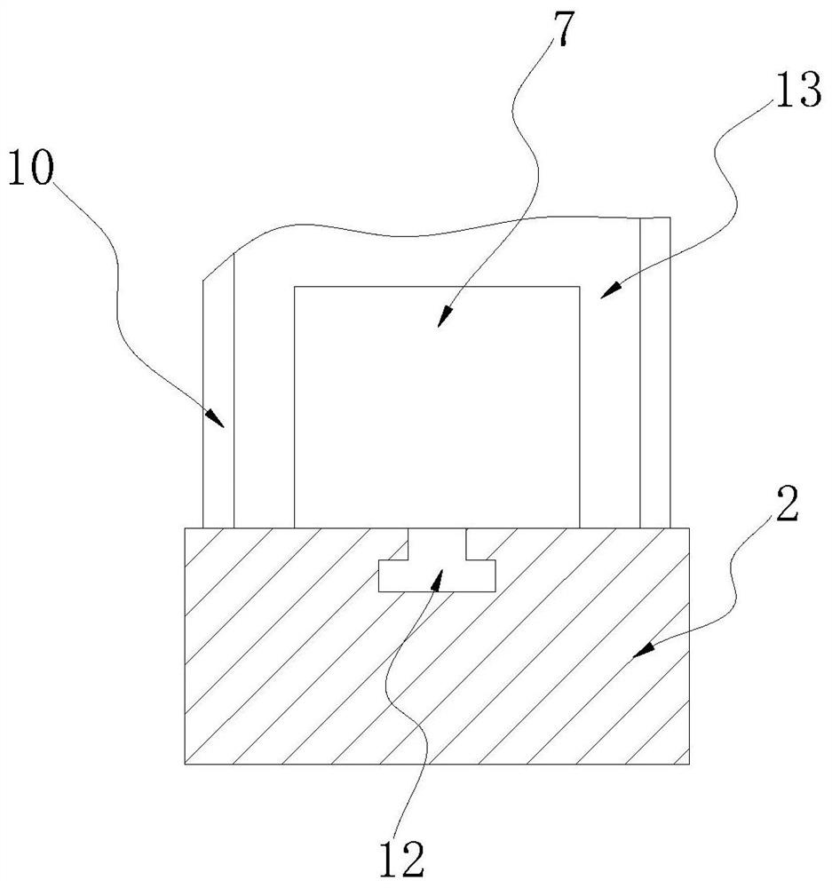 Superfine metal composite fiber test fixture