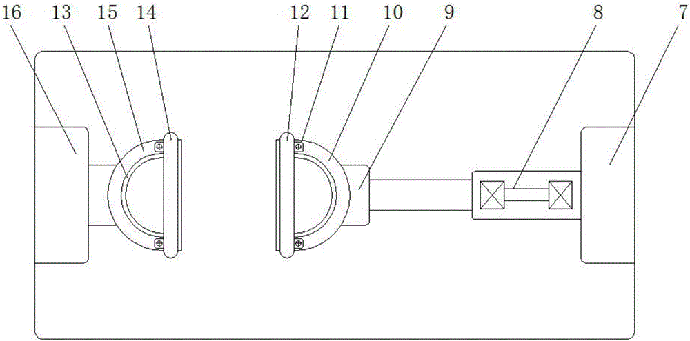 Fixing device for automobile rubber and plastic part production detection