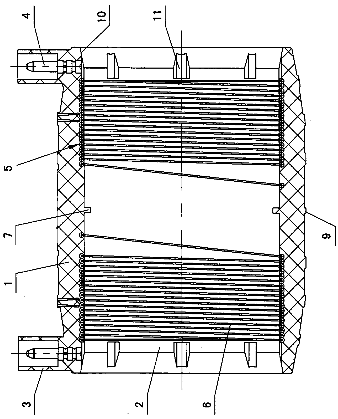 External display mark of polyethylene electro-fusion socket pipe fitting and limiting device for resistance wires