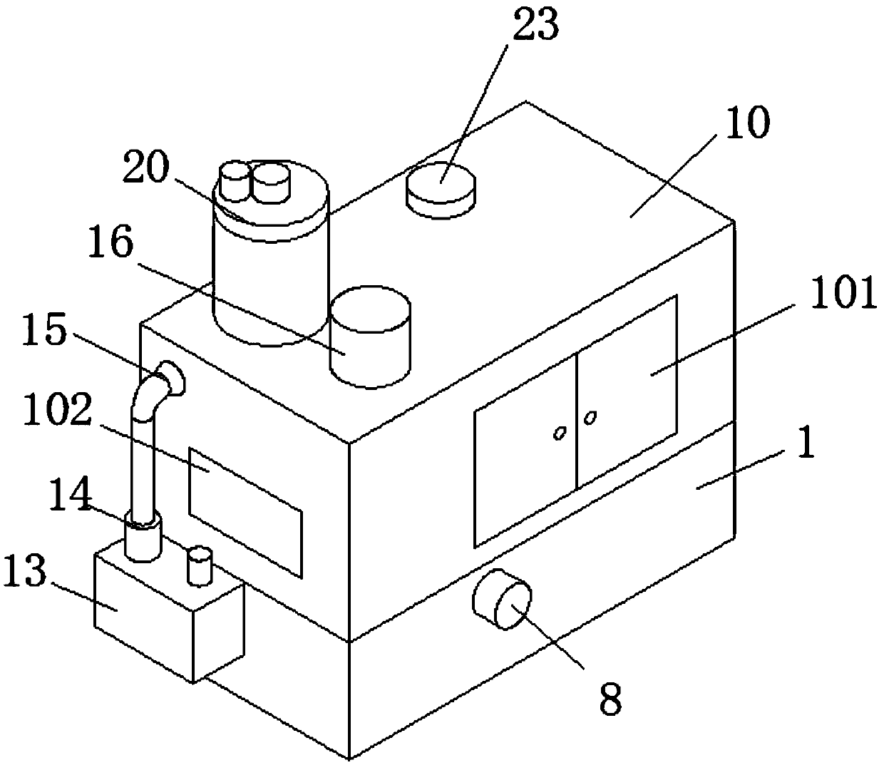 Automatic circular metal plate spray coating device