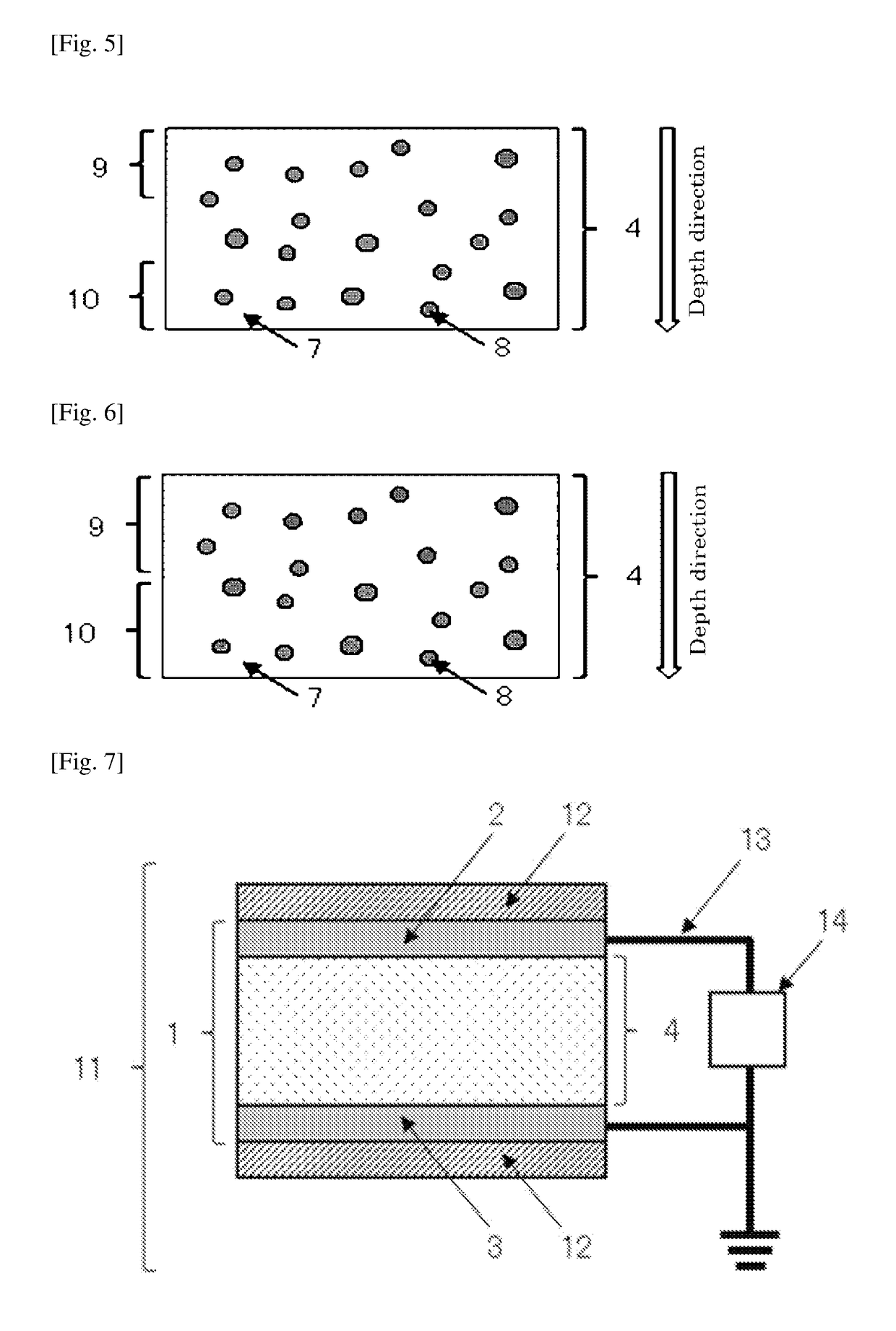 Element and electric generator