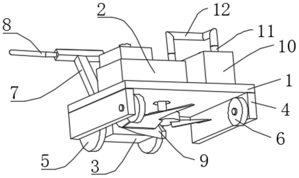 Handheld weeding machine and protection structure thereof