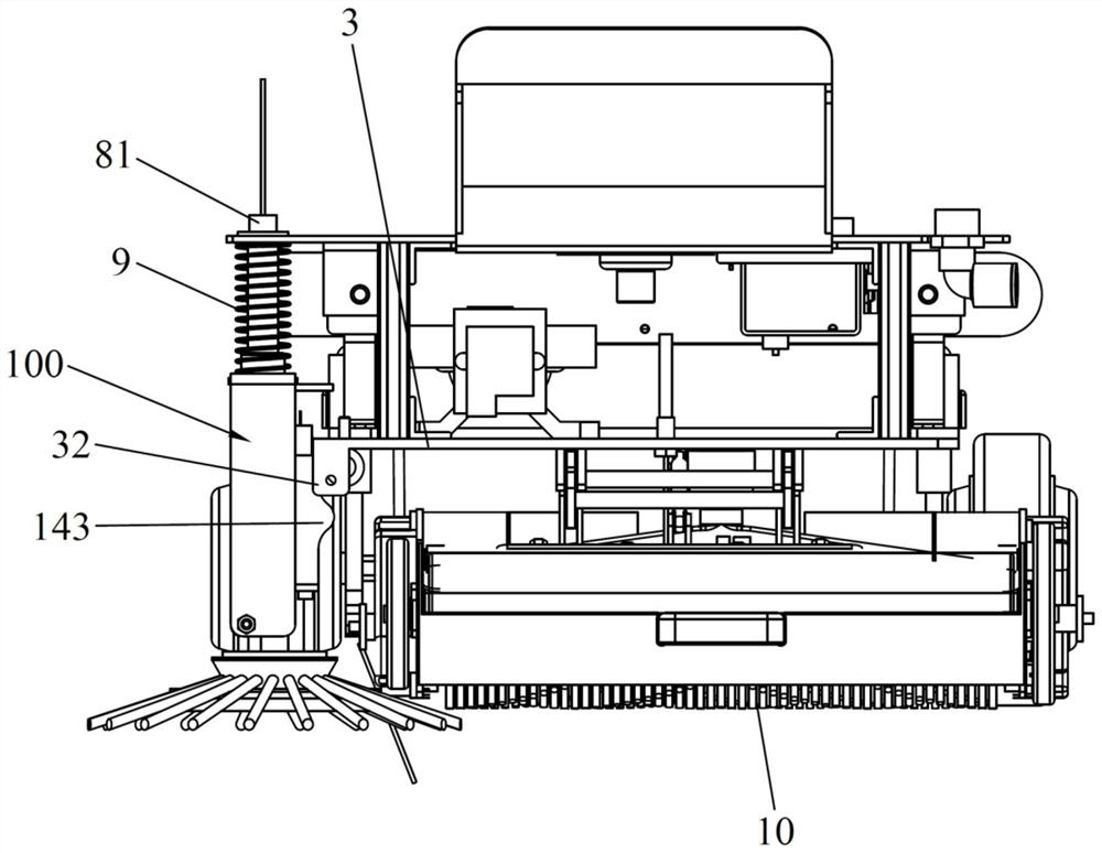 Side brush module and cleaning robot