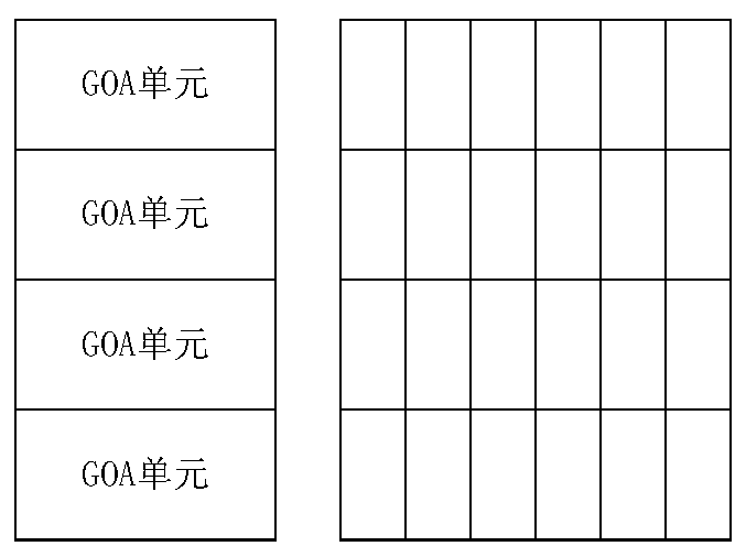 Single-stage GOA circuit and display device