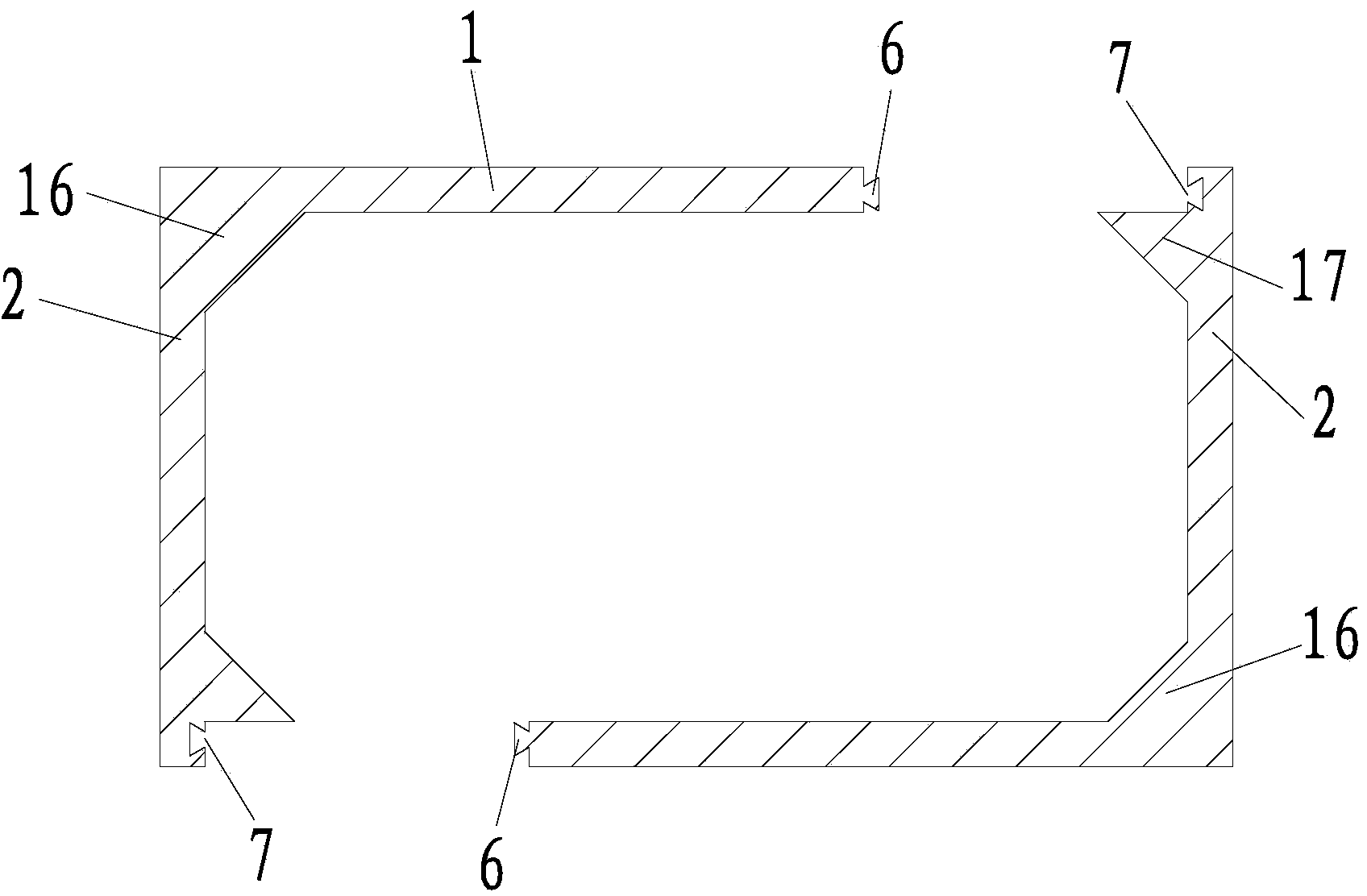 Assembled type flue