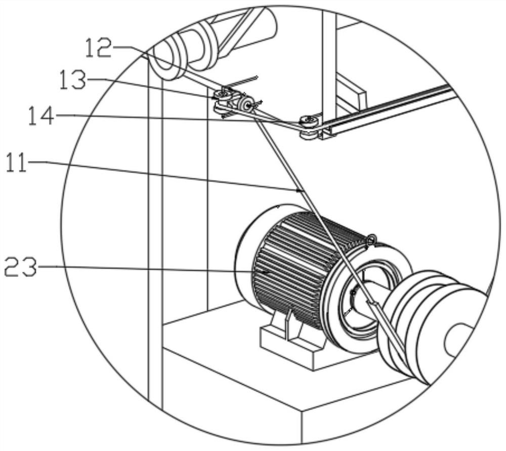 Spreading mechanism and chicken cleaning, pickling and processing equipment